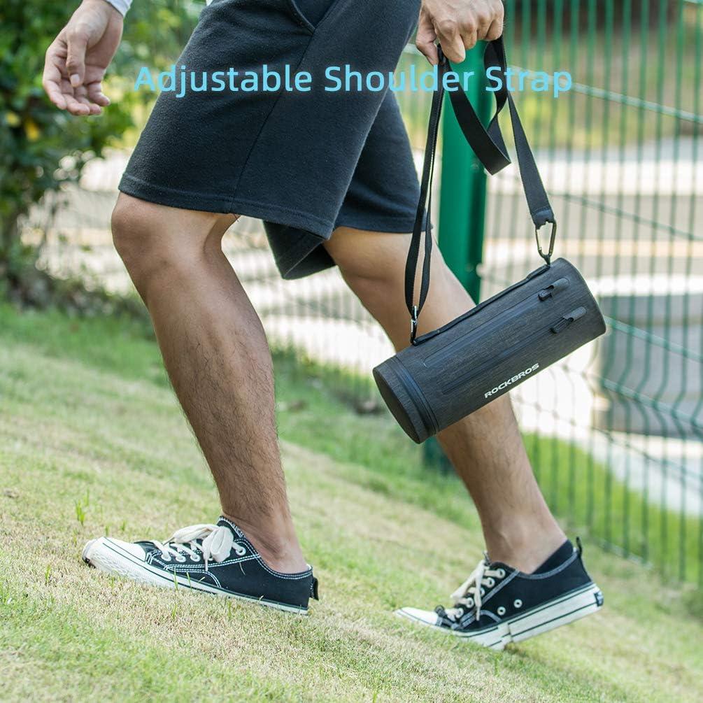 imageROCKBROS Bike Handlebar Bag Bike Bag Front Frame Storage Bag Commuter Shoulder Bag Waterproof LargeCapacity Front Pack for Road Bike MTB Mountain Bike