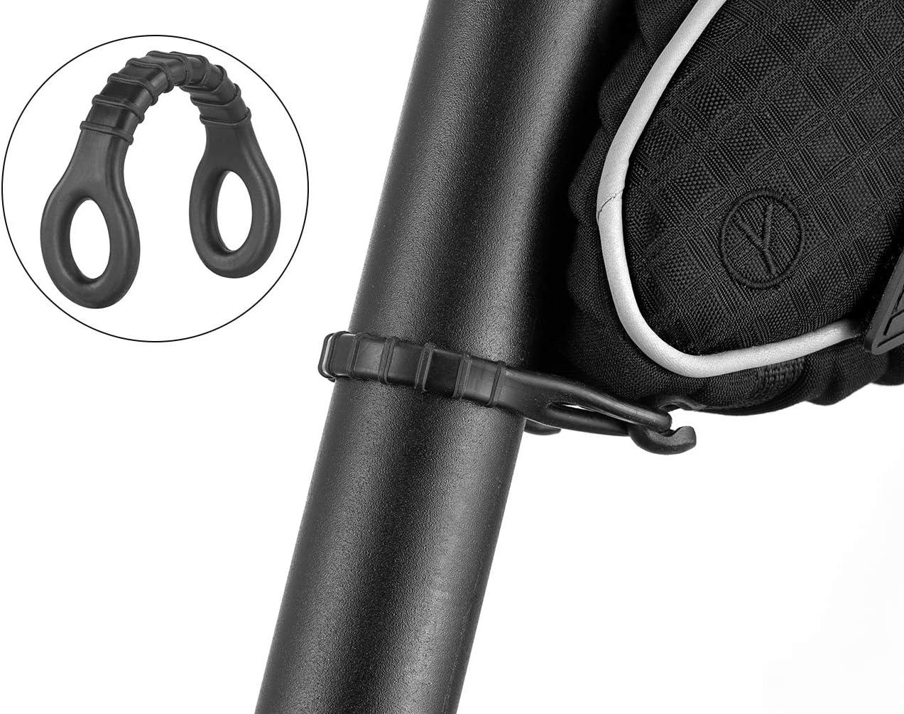 imageROCKBROS Bike Seat Bag Bicycle Saddle Bag Under Seat 3D Shell Cycling Seat Pack for Mountain Road Bikes BlackBlack