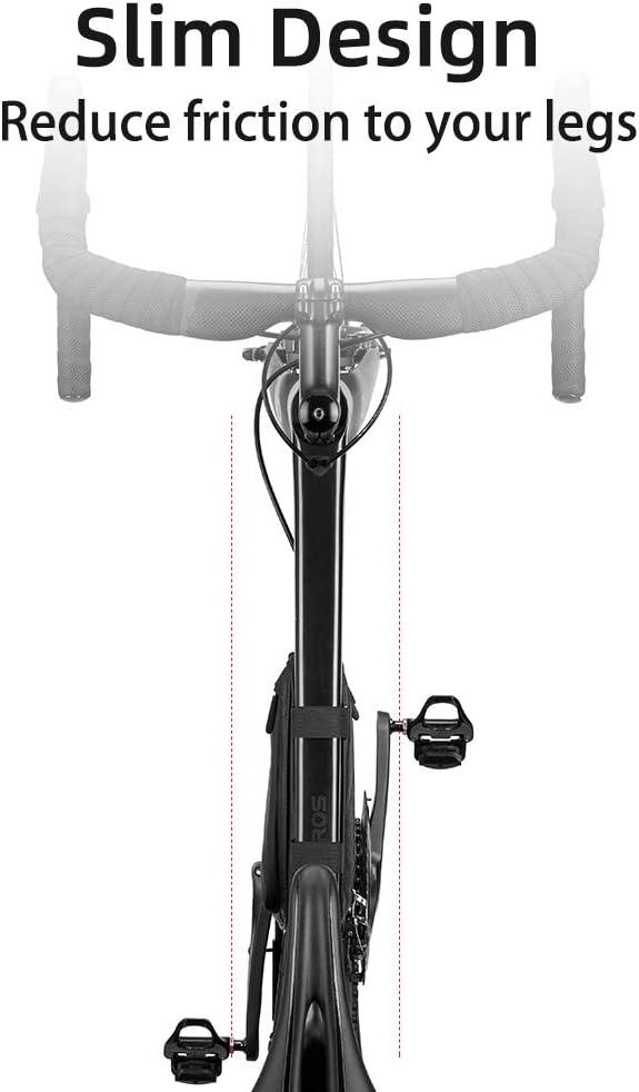 imageROCKBROS Bike Triangle Frame Bag Bike Triangle Bag with Two Side Pockets 15LBlack Blue