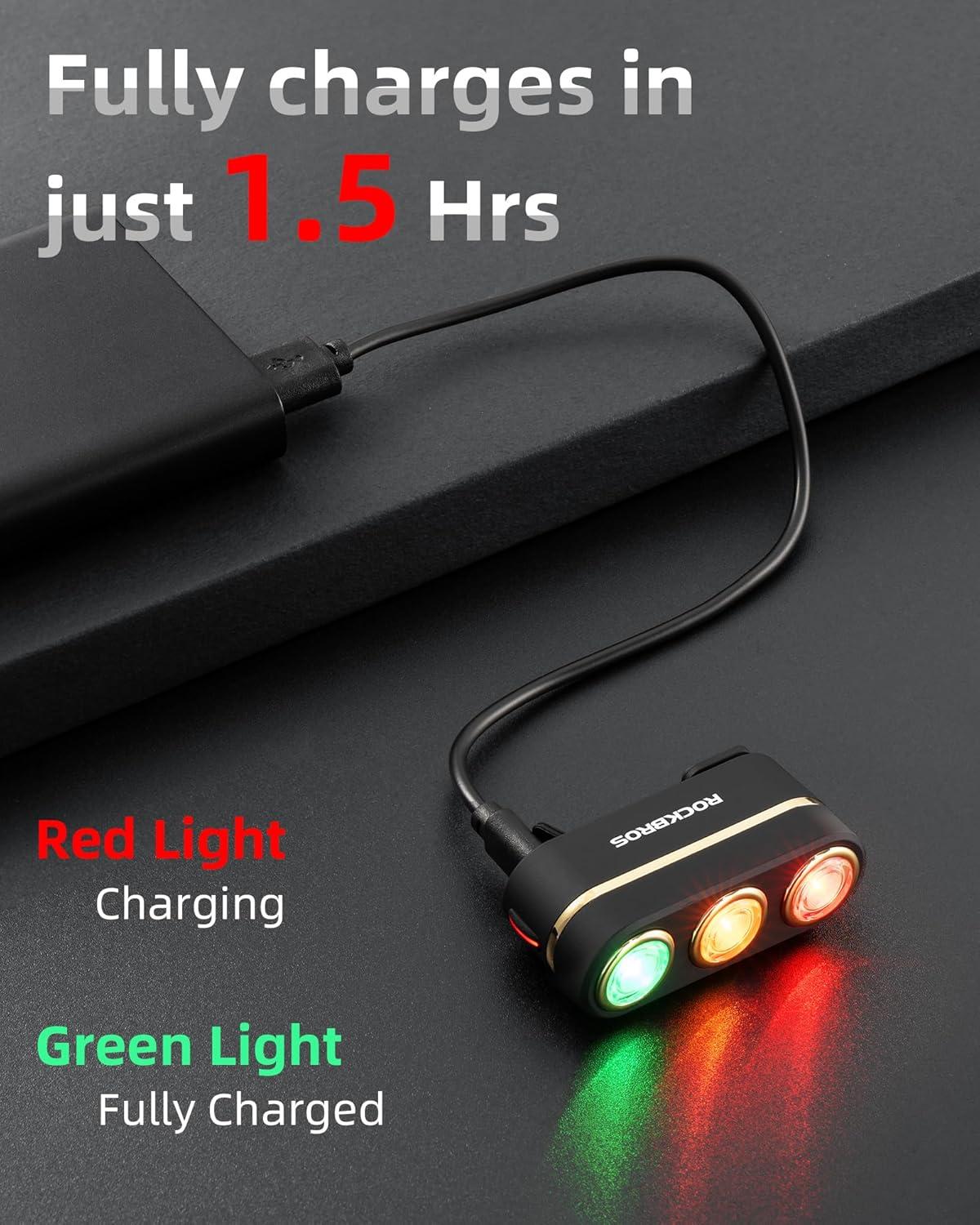 imageROCKBROS Rechargeable Bike Tail Light Brake Sensing Rear Bike Light Ultra Bright Led Bicycle Tail Lights for Night Ride Ipx6 Waterproof Safety Flashlight Cycling Safety Accessories