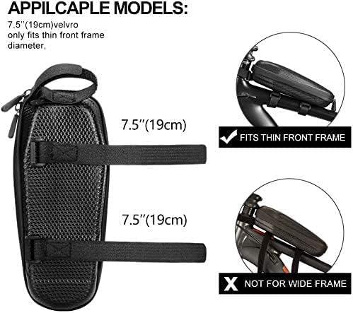 imageROCKBROS Top Tube Bike Bag EVA Bicycle Pouch Storage Pack Water Resistant Phone Bag Below 6265 for Mountain amp Road BikeMiddle11L