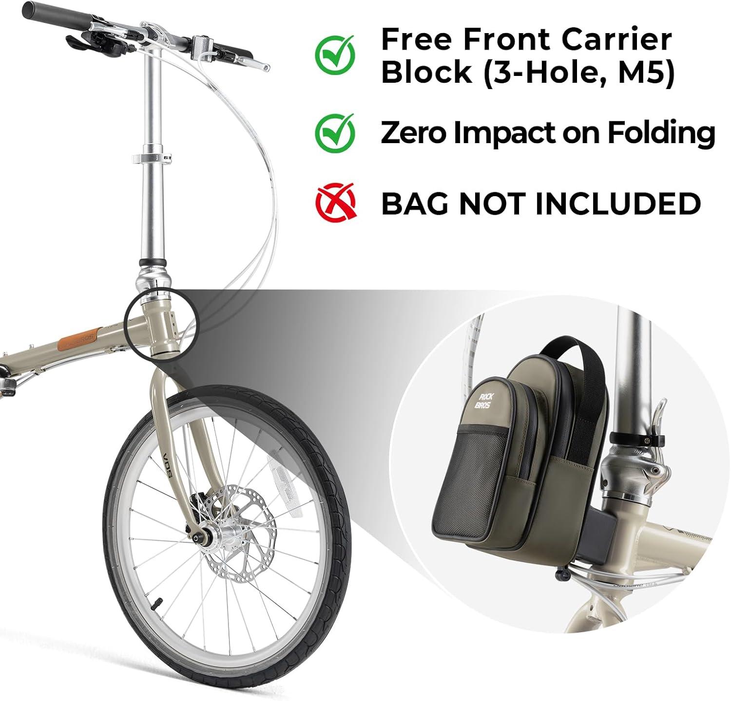 imageROCKBROS VDS 20 Inch for Adults 26lb Lightweight Foldable Bike for Women amp Men Shimano 8Speed Adult Folding Bicycle with Disc Brakes Portable Commuter City Bikegray