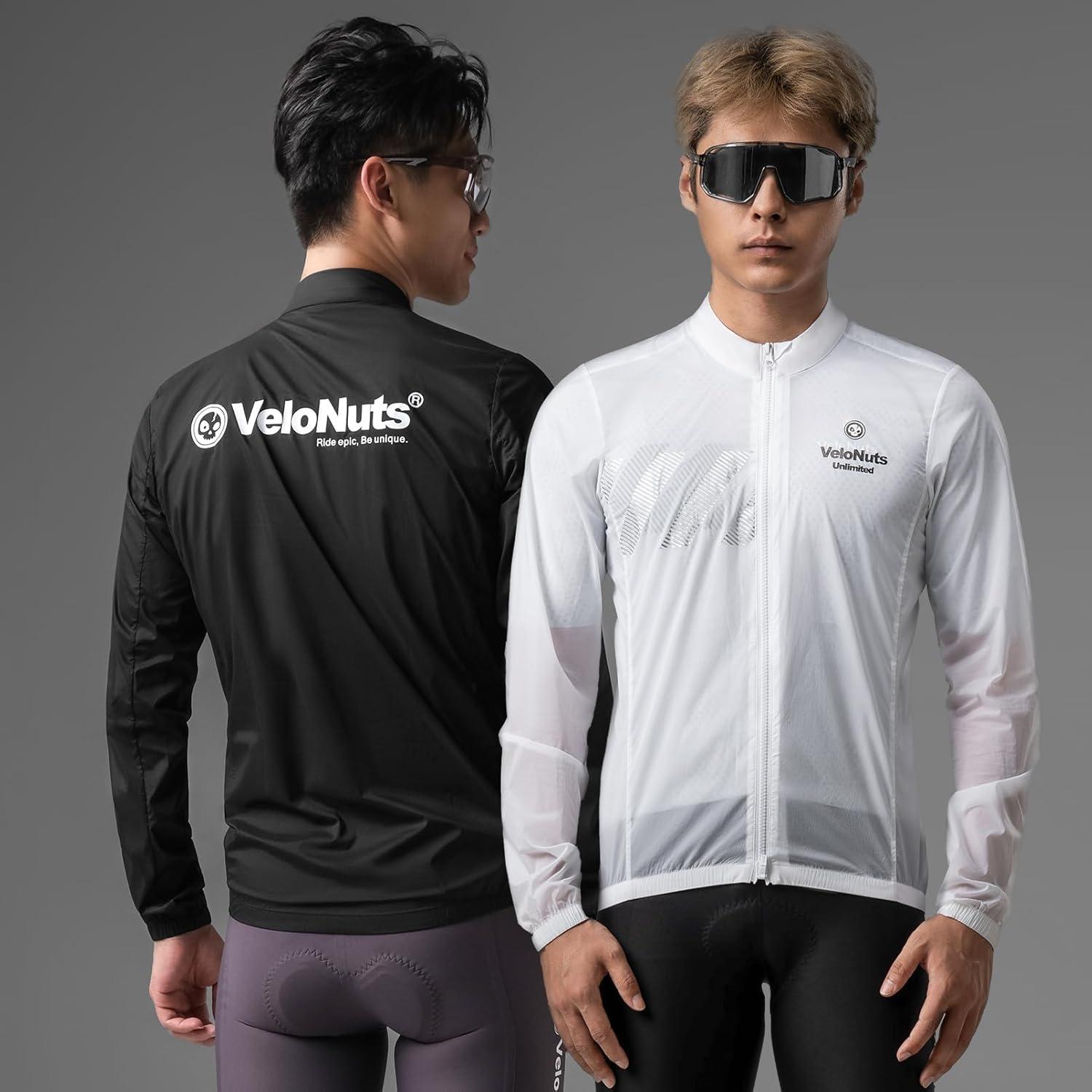 imageROCKBROS VNS Mens Cycling Jacket Ultralight Windbreaker for Running Cycling PackableBlack