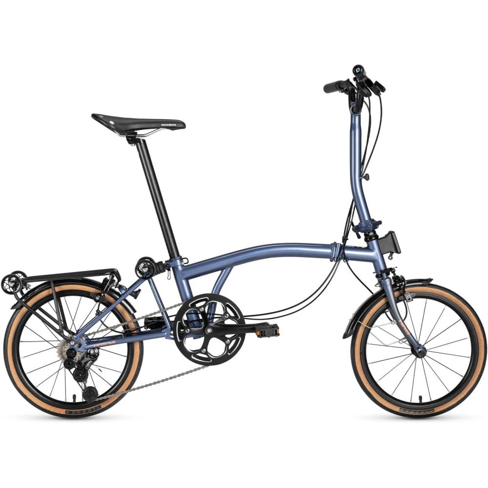 imageROCKBROS 16 Inch Folding Bike with 7Speed Compact Lightweight Urban Bike for Adults