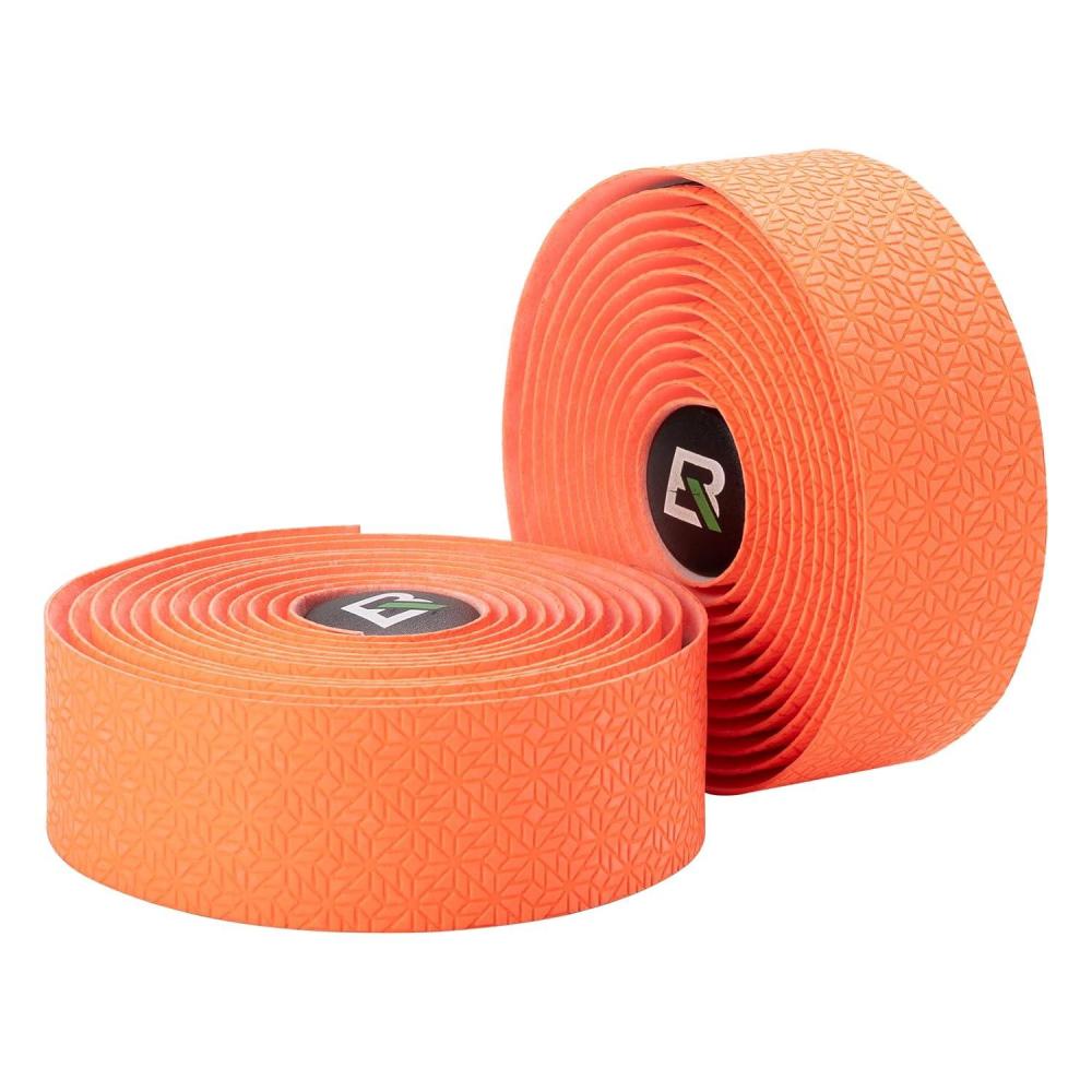 imageROCKBROS EVA Bike Handlebar Tape for Road Bike Comfort Bicycle Bar Tape NonSlip Durable Bike Bar Tape Grip 2 PcsPinkOrange
