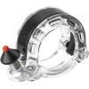 imageROCKBROS Bike Bell Hidden Bicycle Bell with Clearamp Long Sound Durable MTB Bell for 222254318 mm Standard Handlebar Size More Than 100DB Bike Horn for Adults or Kids BikeA2  Transparency
