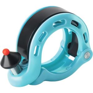ROCKBROS Bike Bell, Hidden Bicycle Bell with Clear& Long Sound, Durable MTB Bell for 22.2/25.4/31.8 mm Standard Handlebar Size, More Than 100DB, Bike Horn for Adults or Kids Bike(A3 – Blue)