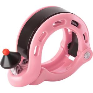ROCKBROS Bike Bell, Hidden Bicycle Bell with Clear& Long Sound, Durable MTB Bell for 22.2/25.4/31.8 mm Standard Handlebar Size, More Than 100DB, Bike Horn for Adults or Kids Bike(A4 – Pink)