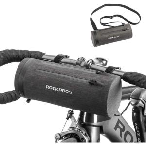 ROCKBROS Bike Handlebar Bag Bike Bag Front Frame Storage Bag Commuter Shoulder Bag Waterproof Large-Capacity Front Pack for Road Bike, MTB Mountain Bike