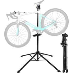 ROCKBROS Bike Repair Stand (Max 66 lbs) Aluminum Alloy- Shop Home Portable Bike Maintenance Stand Bike Workstands for Mountain MTB Road Bikes E-bike