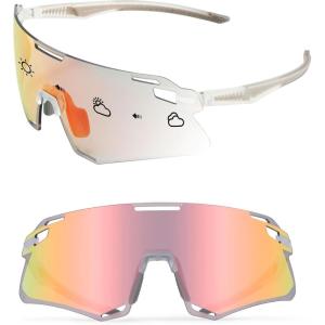 ROCKBROS Cycling Glasses Bike Photochromic Sunglasses for Men TR90 MTB Biking Sunglasses