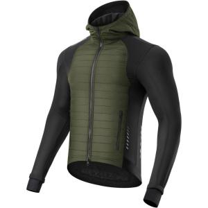 ROCKBROS Cycling Jackets for Men Winter Bike Jackets Windproof Thermal Jacket for Men Cold Weather Cycling Running Hiking