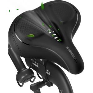 ROCKBROS Oversized Bike Seat for Peloton Bike+ Seat Replacement Wide Comfortable Bike Seat Cushion Exercise Bike Seat