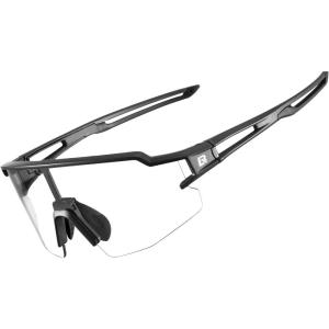 ROCKBROS Photochromic Sports Sunglasses for Men Women Cycling UV Protection(Black)