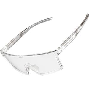 ROCKBROS Photochromic/Polarized Cycling Glasses UV400 Bike Glasses Lightweight Biking Sunglasses for Outdoor Sports(Transparent(photochromic Version))