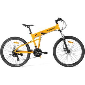 ROCKBROS SGD 26 Inch Folding Bike, 24 Speeds Foldable Bikes for Adults, Aluminum Alloy Folding Bicycle for Men & Women with Full-Suspension,Quick Release