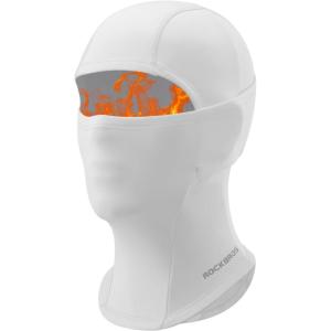 ROCKBROS Ski Mask for Kids Balaclava Windproof Winter Mask for Cold Weather Neck Gaiter for Skiing Snowboarding Outdoor(White)