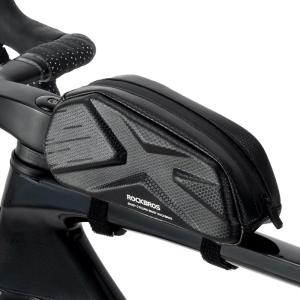 ROCKBROS Top Tube Bag Hard Shell Bike Tube Bag Pouch 1.4L Capacity Bike Frame Bag Cycling Accessories