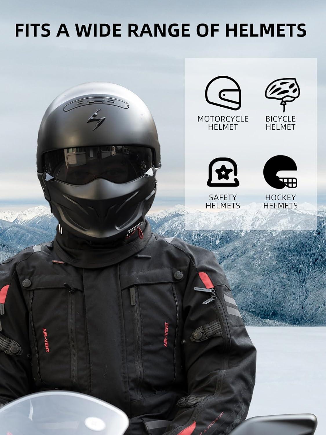 imageROCKBROS Balaclava Ski Mask for Men and Women Winter Breathable Cold Weather Fleece Windproof Thermal for Skiing and CyclingBlack2