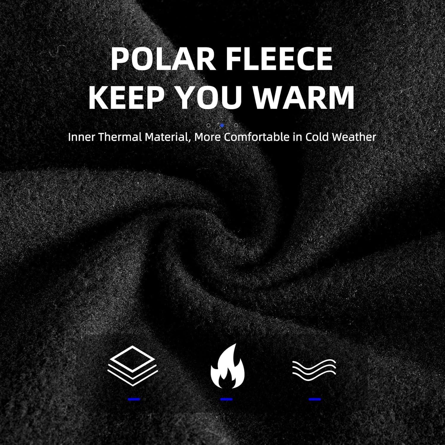 imageROCKBROS Ski Mask Balaclava Winter Mask for Men Baclava Cold Weather ThermalGreen