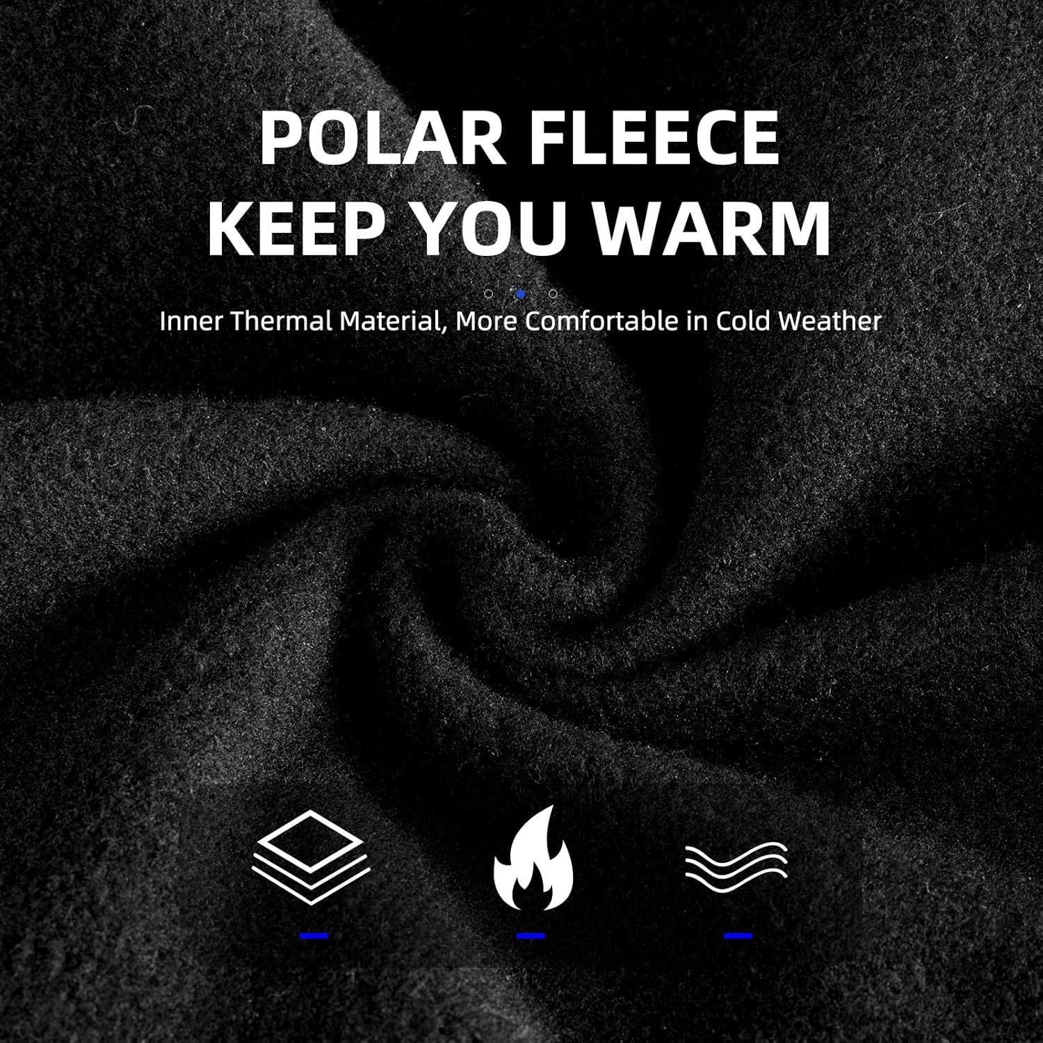 imageROCKBROS Ski Mask Balaclava Winter Mask for Men Baclava Cold Weather ThermalGrey