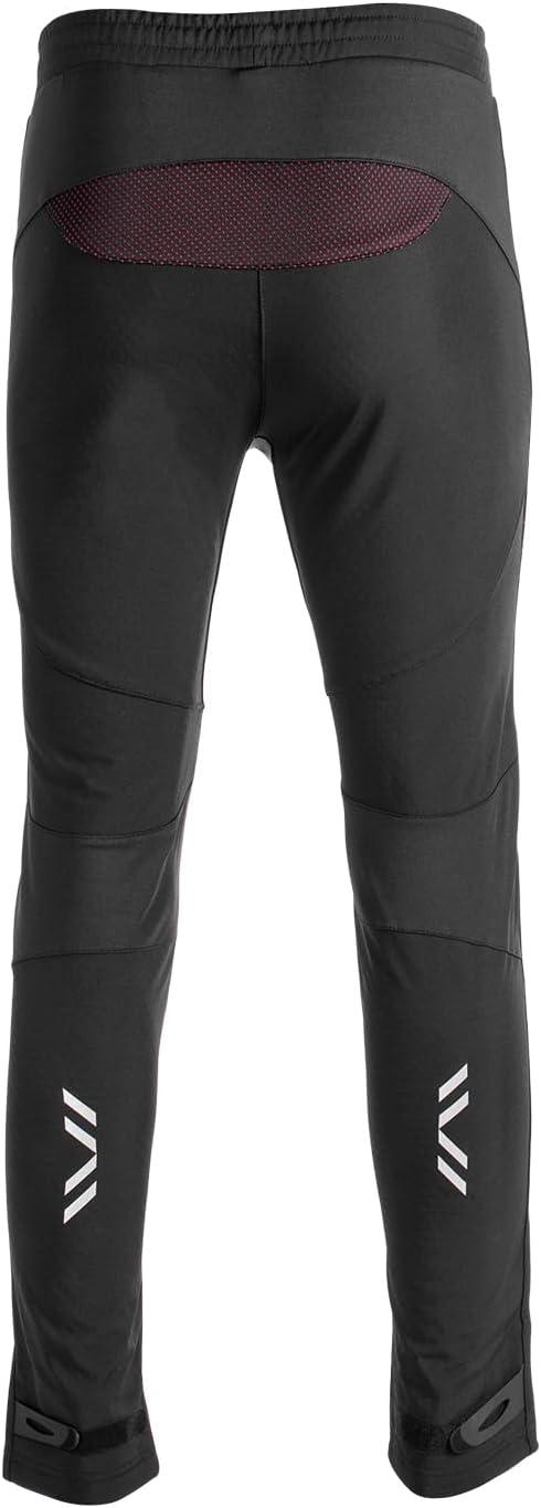 imageROCKBROS Winter Cycling Pants Warm Ergonomics Mens Windproof Thermal Bicycling Pants BlackBlack