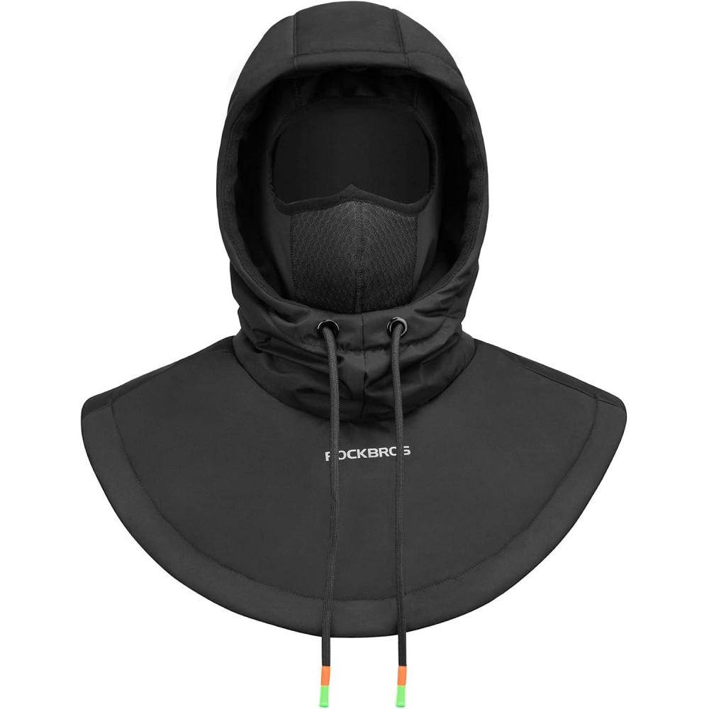 imageROCKBROS Ski Mask for Men Women Winter Balaclava Ski Mack Thermal Fleece for Cold Weather Black