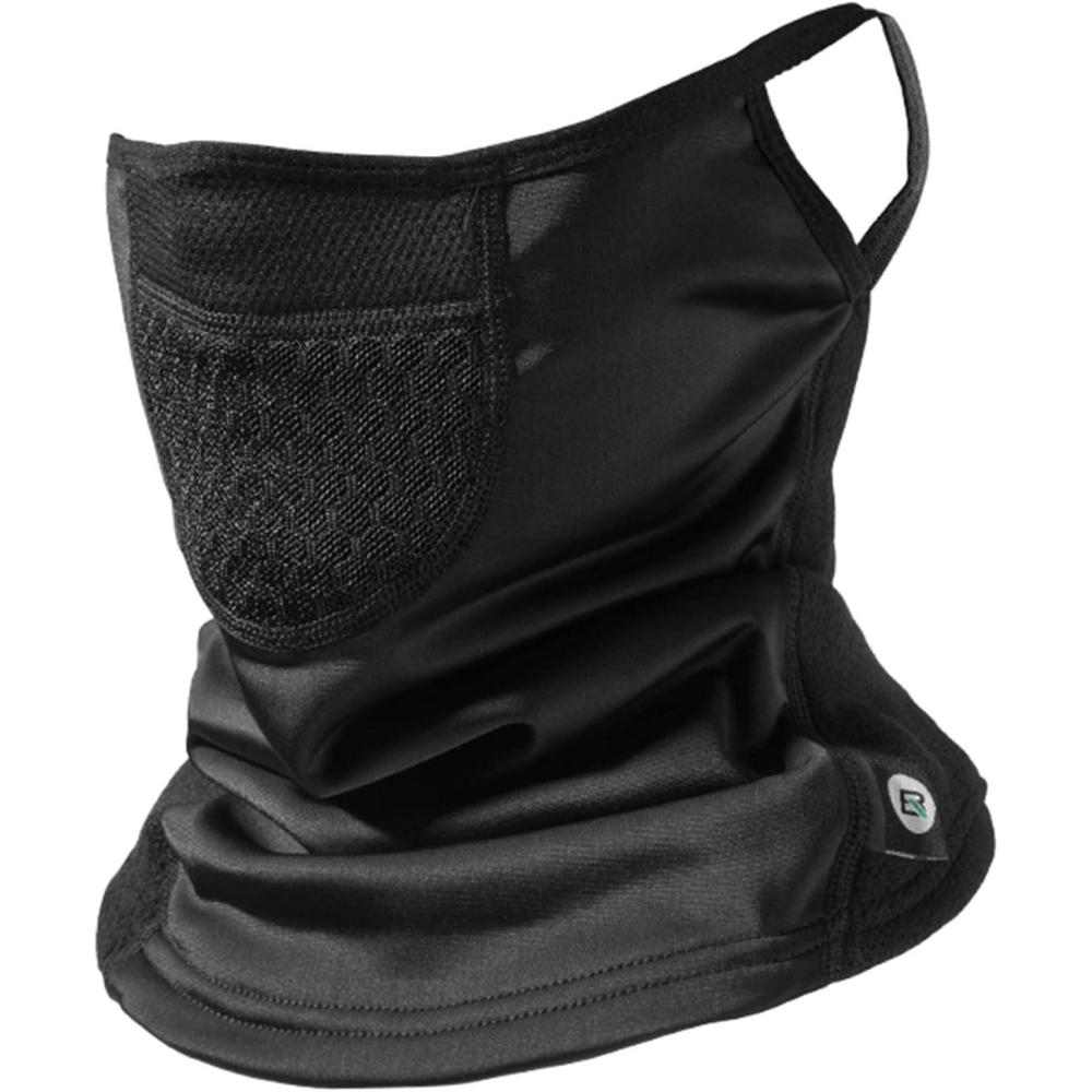 imageROCKBROS Winter Neck Gaiter Warmer with Ear Loops Cold WeatherBlack