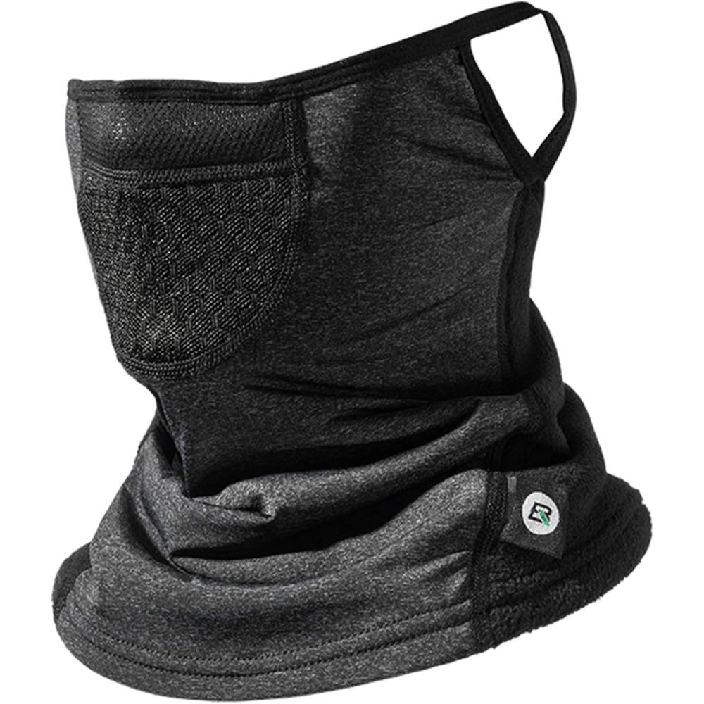 imageROCKBROS Winter Neck Gaiter Warmer with Ear Loops Cold WeatherGrey 2