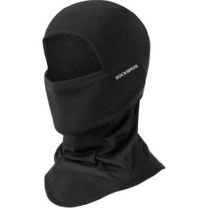 ROCKBROS Balaclava Ski Mask for Men Cold Weather Scarf Windproof Thermal Winter Neck Warmer Hood for Cycling Hiking(Black)