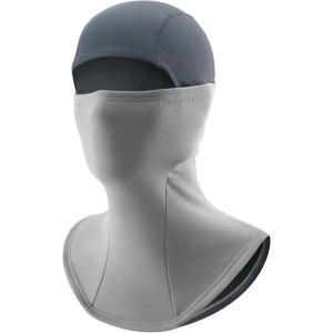ROCKBROS Cold Weather Balaclava Ski Mask for Men Windproof Thermal Winter Scarf Mask Women Neck Warmer Hood for Cycling(Light Gray & Dark Gray)