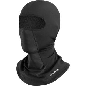 ROCKBROS Ski Mask for Men Women Winter Balaclava Ski Mask Under Helmets with Glasses Holes Thermal Fleece for Cold Weather(Black Long Neck 2)