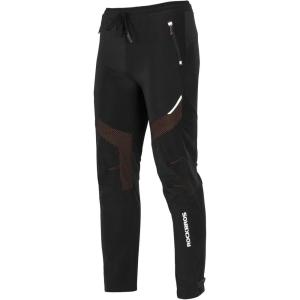 ROCKBROS Winter Cycling Pants Warm Ergonomics Men’s Windproof Thermal Bicycling Pants Black(Black)