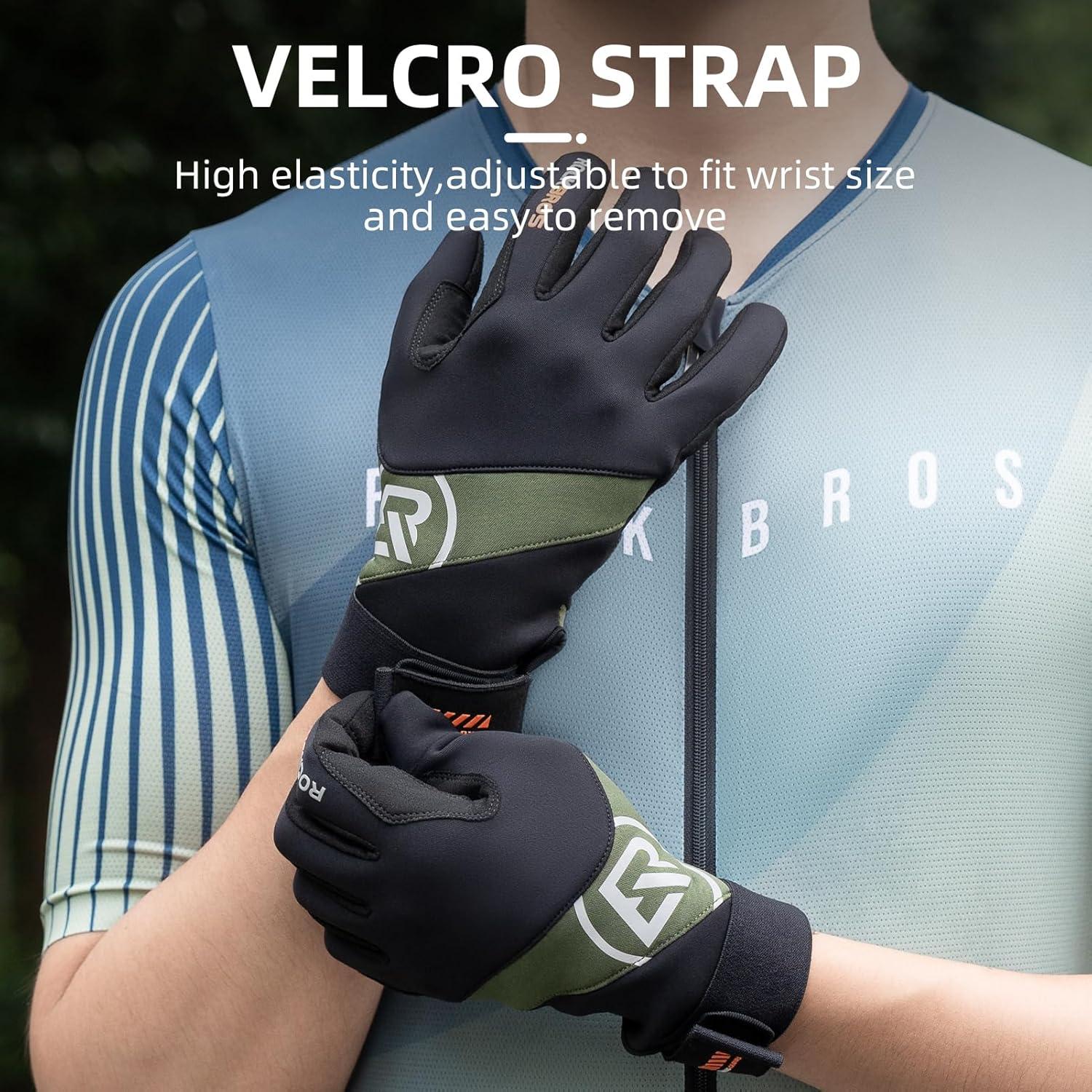 imageROCKBROS Cycling Gloves for Men Women Mountain Bike Gloves TouchscreenUS SASIA M