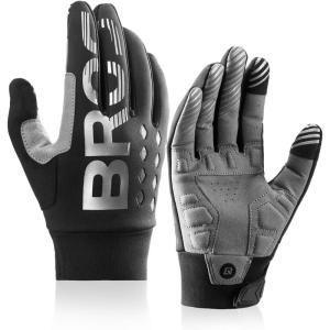 ROCKBROS Cycling Gloves Motocycle Mountain Bike Gloves Full Finger Biking Gloves for Men Bicycle Gloves(Basic Version)