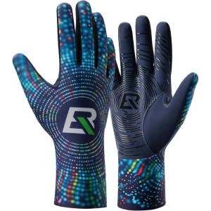 ROCKBROS Winter Cycling Gloves Winter Bike Gloves with Full Finger Windproof Anti-Slip Thermal Gloves for Cycling,Biking,Running Blue