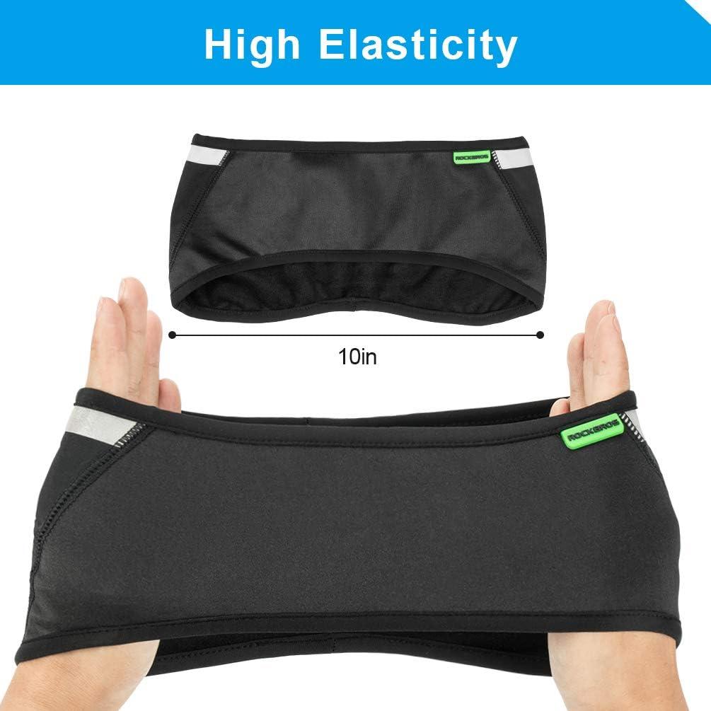 imageROCKBROS Fleece Ear Warmers Headband Men Women for Running Cycling Biking Warm Ski Ear Band for Winter Cold WeatherBlack2
