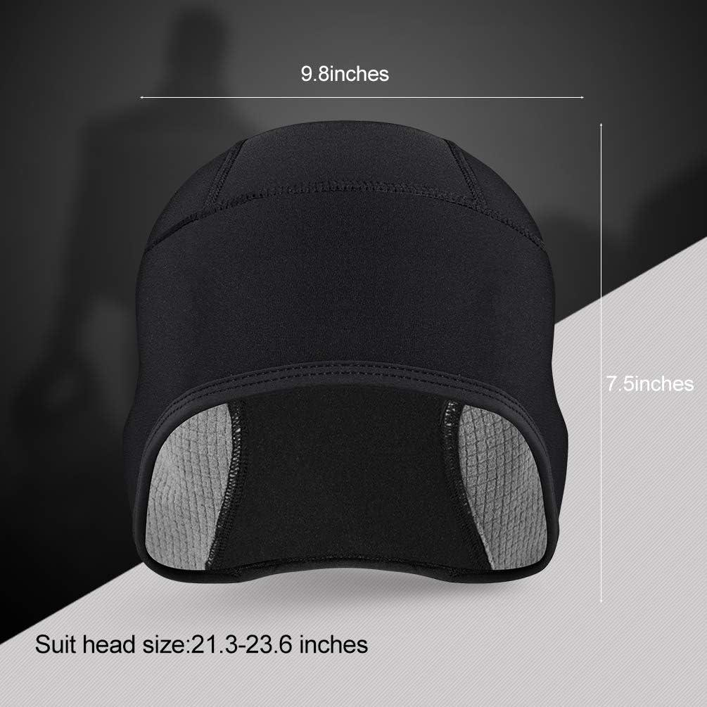 imageROCKBROS Skull Cap Men amp Women Thermal Cycling Helmet Liner Moisture Wicking Motorcycle Running HatFits Under HelmetsBlack