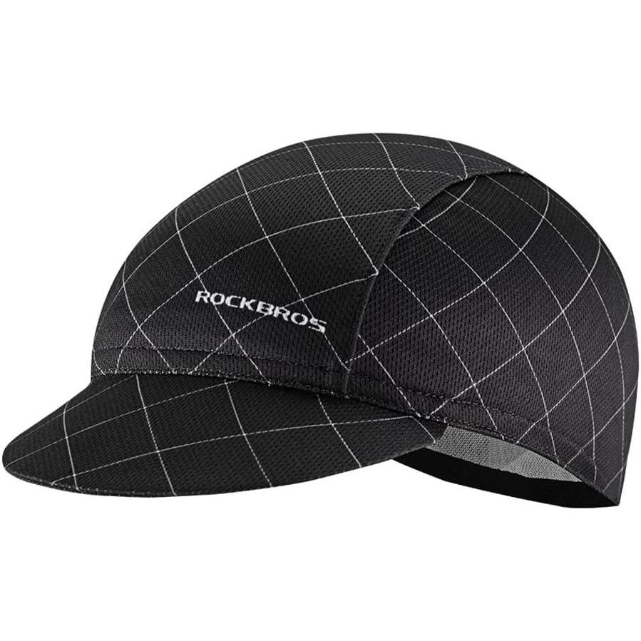 imageROCKBROS Mens Cycling Cap Breathable Sun Proof Helmet Liner HatBlack