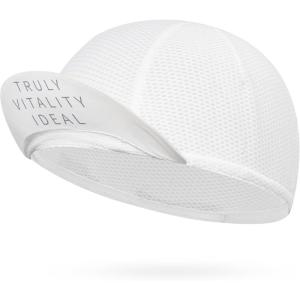 ROCKBROS Cycling Cap Bike Cap for Women with Sun Visor Cooling Skull Cap Helmet Liner Sun Protection Running Hat(Classic White)