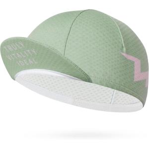 ROCKBROS Cycling Cap Bike Cap for Women with Sun Visor Cooling Skull Cap Helmet Liner Sun Protection Running Hat(Green)