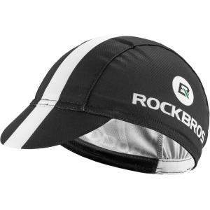 ROCKBROS Men’s Cycling Cap Breathable Sun Proof Helmet Liner Hat(Black White)