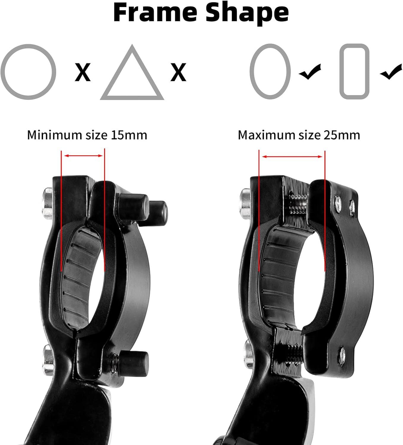 imageROCKBROS Bike Kickstand Adjustable Bike Rear Mount Kickstand Bike Side Aluminium Alloy Adults Kick Stand for 2228 Inch Mountain Road Bikes