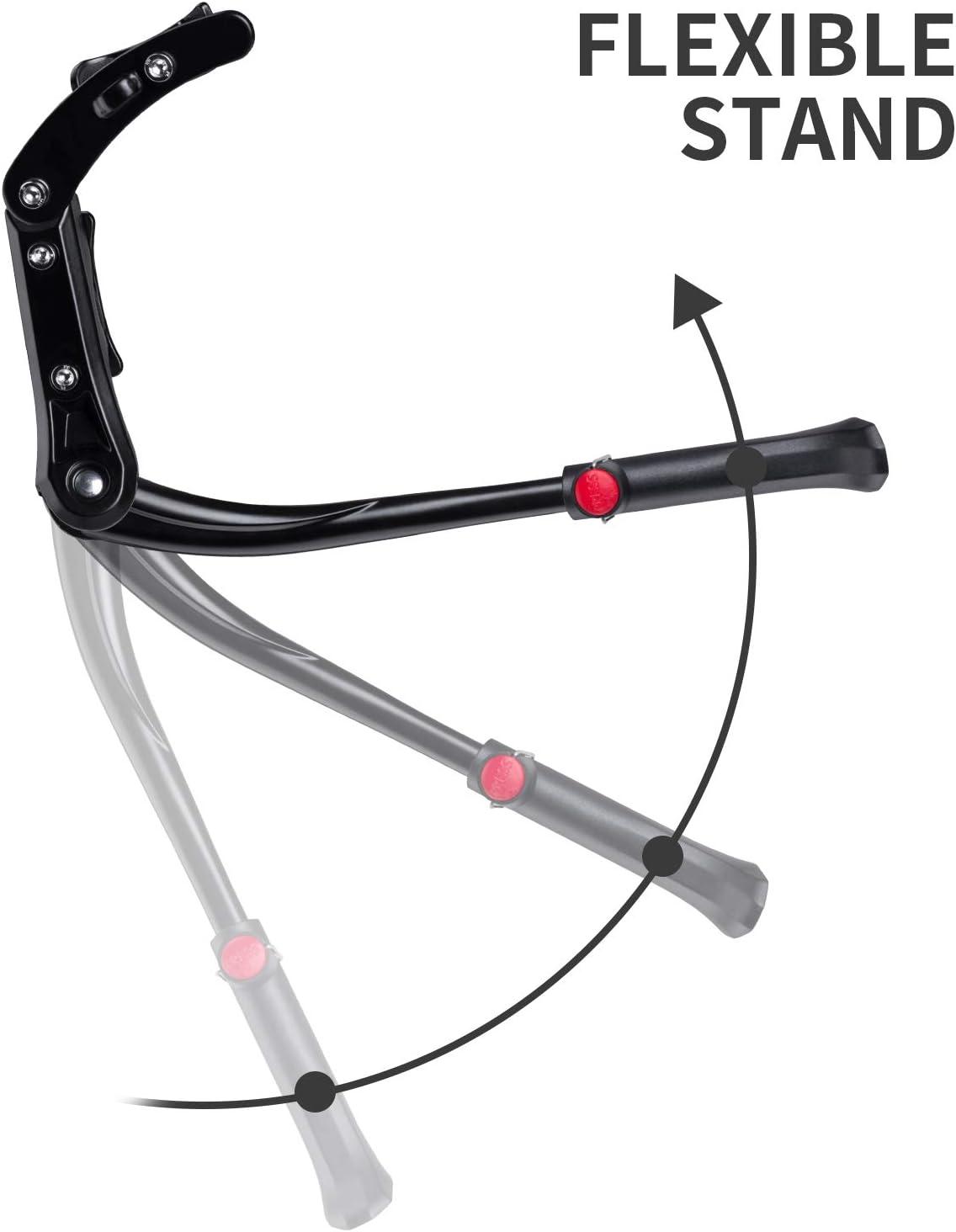 imageROCKBROS Bike Kickstand for Mountain Bike Bicycle Kickstand Adults 24 inch to 28 inch Adjustable Bike Side Stand