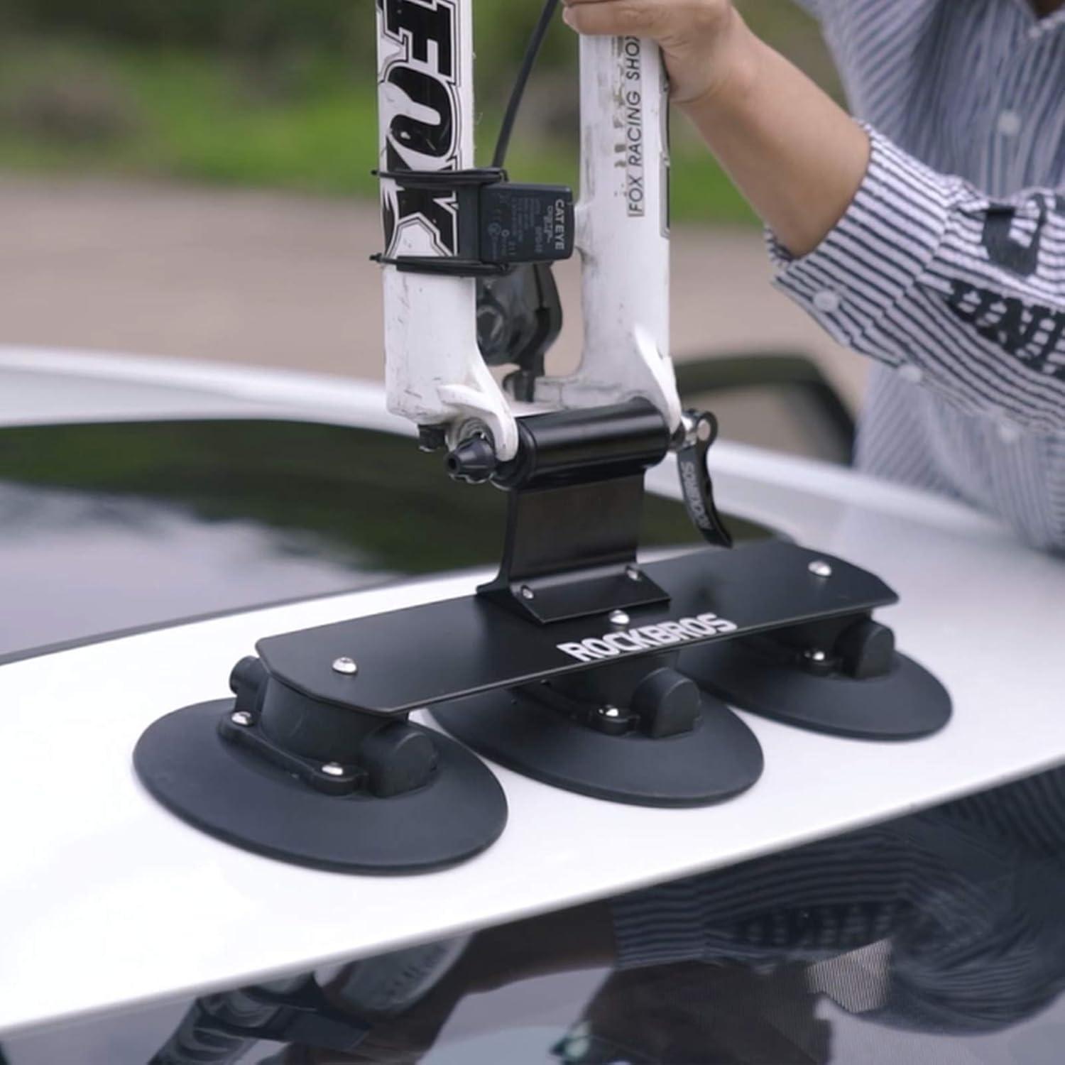 imageROCKBROS Suction Cup Bike Rack Adapter 9121520mm Diameter 100110mm Axle Length for Car Roof Top Sucker Bike Rack Diameter 9mm Adaptor 100mm Axle LengthDiameter 15mm Adaptor 100mm Axle Length
