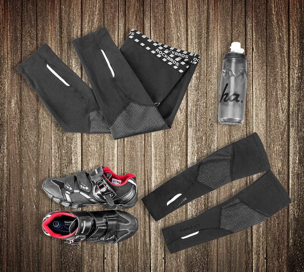 imageROCKBROS Thermal Arm Warmer for Men amp Women Arm Sleeves for Cycling Running