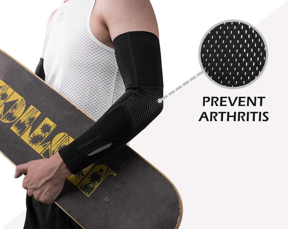 imageROCKBROS Thermal Arm Warmer for Men amp Women Arm Sleeves for Cycling Running