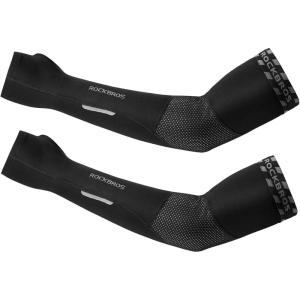 ROCKBROS Arm Warmers Thermal Arm Sleeves with Thumb Holes for Men Women