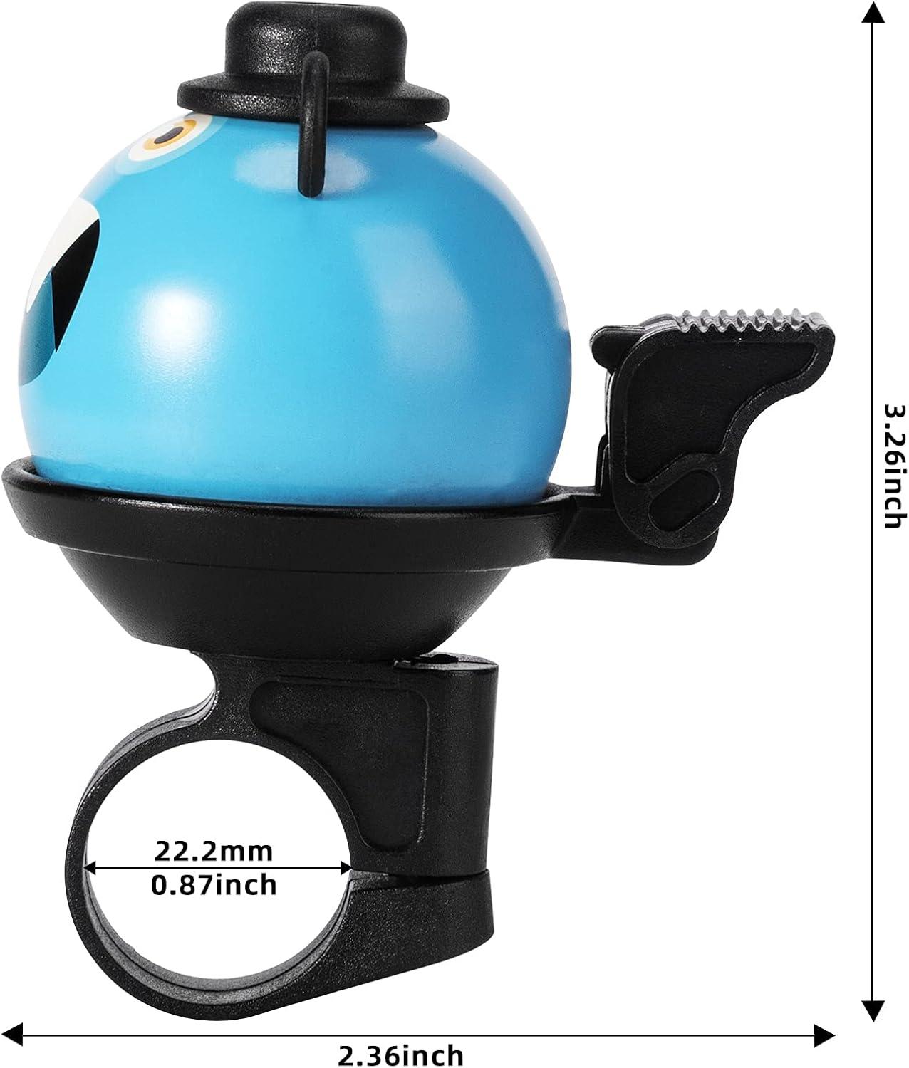 imageROCKBROS Bike Bell for Kids Bicycle Bells Cycling Bells Cute Ring Ball Bike Accessories for Girls Boys Scooter BikePink