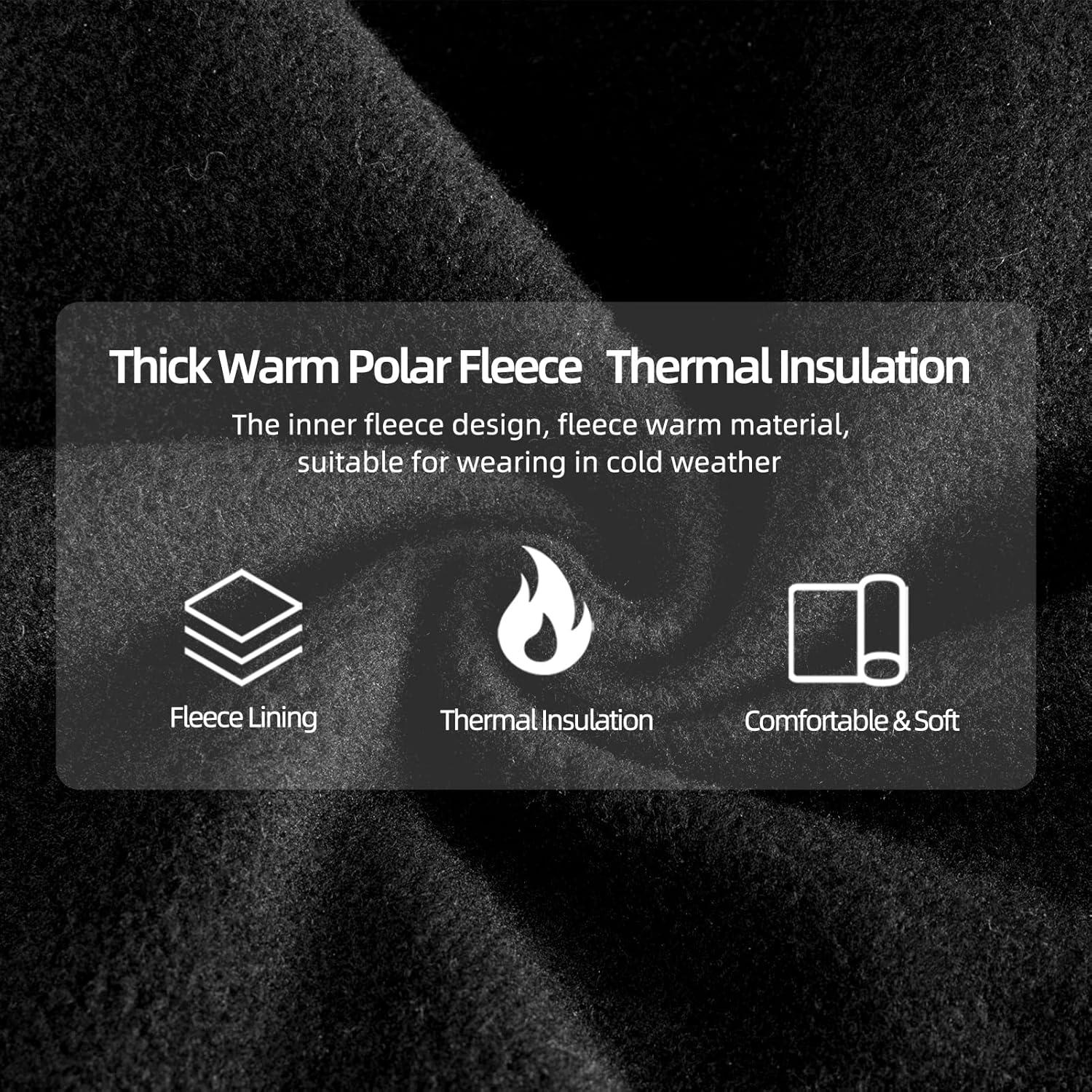imageROCKBROS Motorcycle Handlebar Muffs Cold Weather Windproof Handlebar Mitts Motorcycle Handle Warmers Motorcycling Handbar Mittens